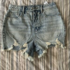 Good American high rise shorts